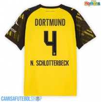 Camisa de time de futebol Borussia Dortmund Nico Schlotterbeck #4 Replicas 1º Equipamento 2025-26 Manga Curta